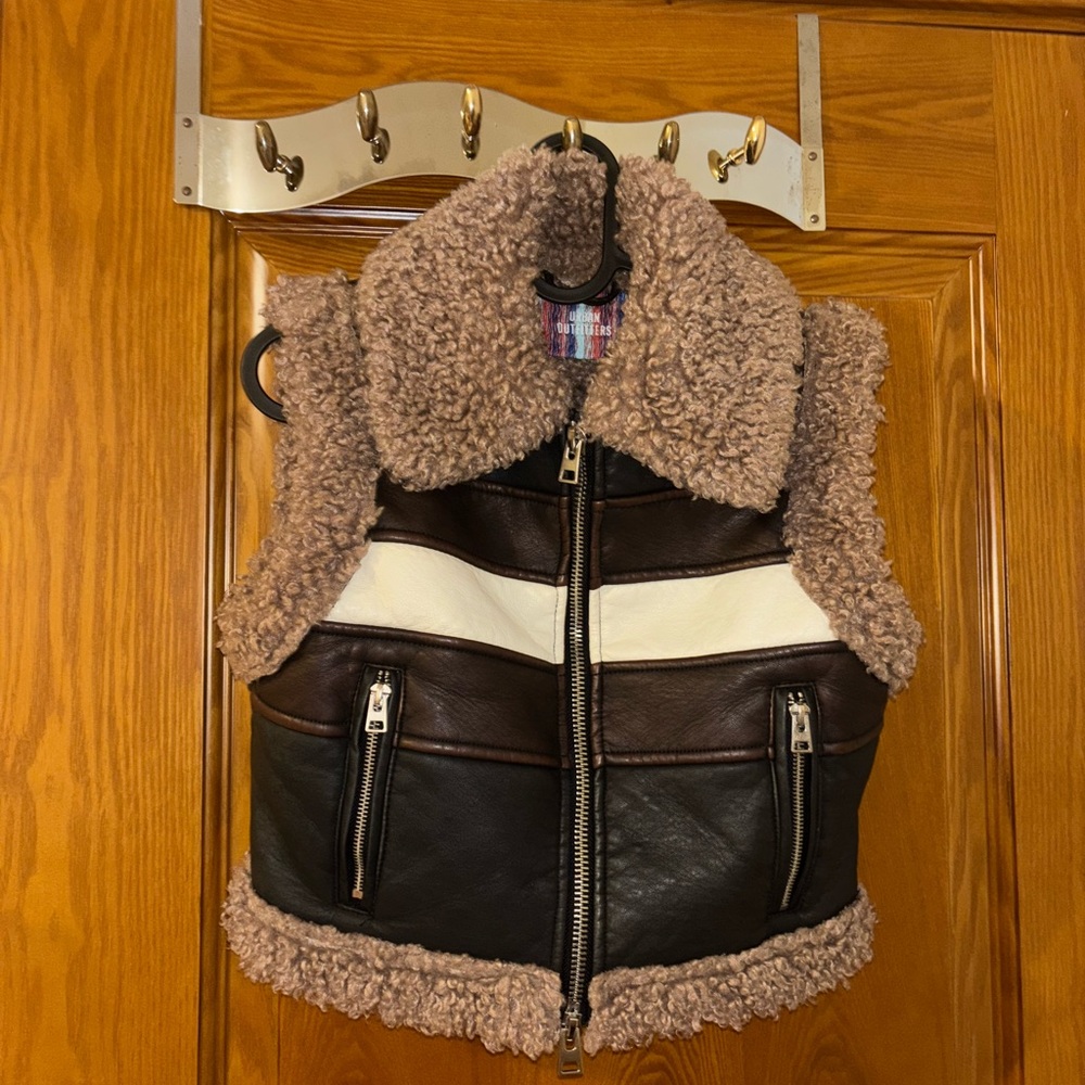 Urban outfitters Donald Moto Vest - NEW WITH TAGS- discontinued